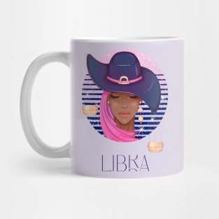 Libra Zodiac Sign | Circle Beautiful Girl Mug